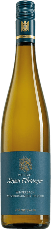 17,95 € 送料無料 | 白ワイン Jürgen Ellwanger Winterbacher Trocken — 辛口 I.G. Baden Baden-Württemberg ドイツ Pinot Blanc — ピノ・ブラン 75 cl