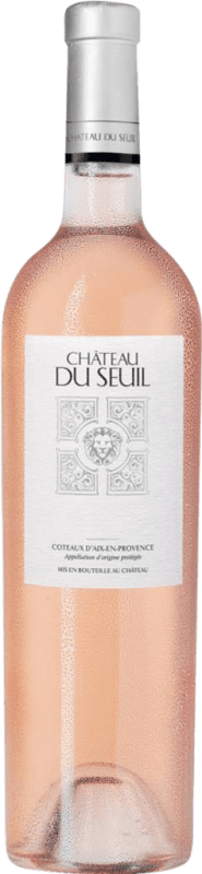 15,95 € 免费送货 | 玫瑰酒 Château du Seuil. Rosé A.O.C. Coteaux d'Aix-en-Provence 普罗旺斯 法国 Grenache, Cabernet Sauvignon, Cinsault 瓶子 75 cl