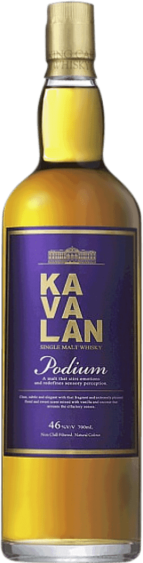 56,95 € Бесплатная доставка | Односолодовый виски Kavalan Podium Тайвань 70 cl