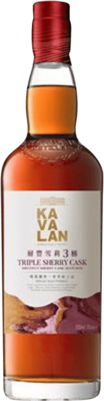 101,95 € Spedizione Gratuita | Whisky Blended Kavalan Sherry Cask Finish — Affinato in Botte, Triple Cask — Tripla Botte Taiwan 70 cl