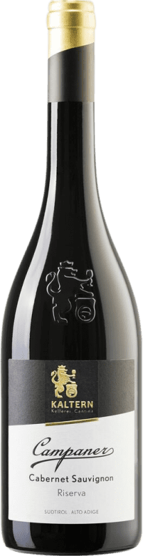 27,95 € Envio grátis | Vinho tinto Kaltern Campaner Reserva D.O.C. Alto Adige Tirol del Sur Itália Cabernet Sauvignon Garrafa 75 cl