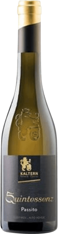 43,95 € Envio grátis | Vinho branco Kaltern Quintessenz Passito Goldmuskateller D.O.C. Alto Adige Tirol del Sur Itália Mascate Meia Garrafa 37 cl