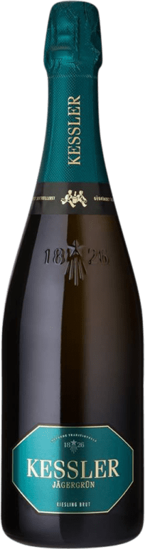 19,95 € Envio grátis | Espumante branco Kessler Sekt Jägergrün Alemanha Riesling Garrafa 75 cl