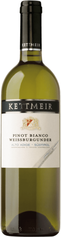 19,95 € Envio grátis | Vinho branco Kettmeir D.O.C. Südtirol Alto Adige Tirol del Sur Itália Pinot Branco Garrafa 75 cl