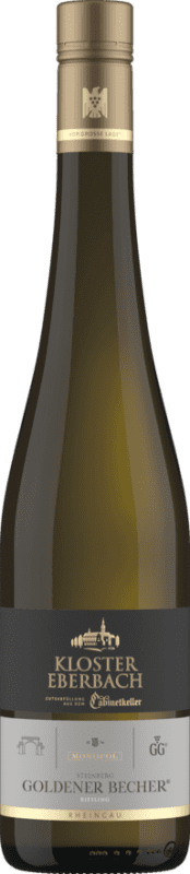66,95 € 免费送货 | 白起泡酒 Kloster Eberbach Baiken Sekt 香槟 Q.b.A. Rheingau Rheingau 德国 Riesling 瓶子 75 cl