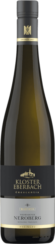 24,95 € Envio grátis | Vinho branco Kloster Eberbach Wiesbadener Neroberg Crescentia Seco Q.b.A. Rheingau Rheingau Alemanha Riesling Garrafa 75 cl