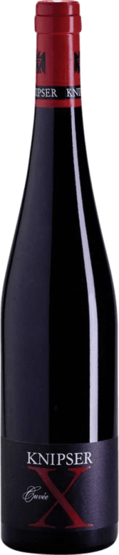 73,95 € Envio grátis | Vinho Tinto Knipser X Trocken — Seco Cuvée Q.b.A. Pfälz Pfälz Alemanha Merlot, Cabernet Sauvignon, Cabernet Franc 75 cl