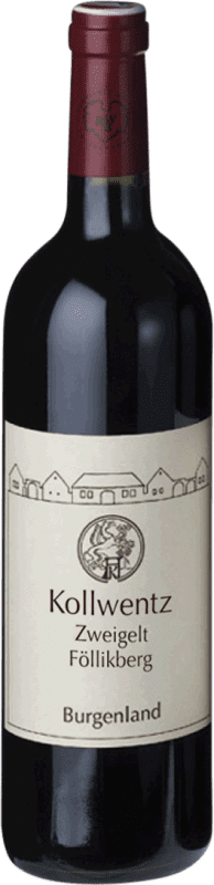 28,95 € Envio grátis | Vinho tinto Kollwentz Römerhof Föllikberg I.G. Burgenland Burgenland Áustria Zweigelt Garrafa 75 cl