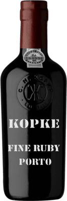 8,95 € 送料無料 | 強化ワイン Kopke Ruby I.G. Porto ポルト ポルトガル ハーフボトル 37 cl