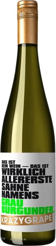 9,95 € Envío gratis | Vino blanco Krämer Straight Kräzygrape Seco Q.b.A. Rheinhessen Rheinhessen Alemania Pinot Gris Botella 75 cl