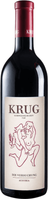 39,95 € Envio grátis | Vinho Tinto Krug Die Versuchung D.A.C. Thermenregion Áustria Merlot, Cabernet Sauvignon, Zweigelt Garrafa 75 cl