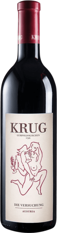 36,95 € 送料無料 | 赤ワイン Krug Die Versuchung D.A.C. Thermenregion オーストリア Merlot, Cabernet Sauvignon, Zweigelt ボトル 75 cl