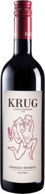 19,95 € Spedizione Gratuita | Vino rosso Krug Eichkogel Riserva D.A.C. Thermenregion Austria Zweigelt Bottiglia 75 cl