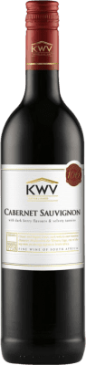 11,95 € Бесплатная доставка | Красное вино KWV W.O. Western Cape Western Cape South Coast Южная Африка Cabernet Sauvignon бутылка 75 cl