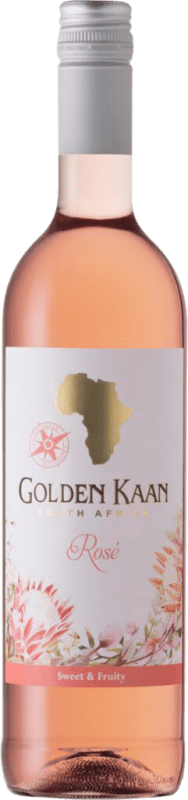 8,95 € Free Shipping | Rosé wine KWV Golden Kaan Shiraz Rosé W.O. Western Cape Western Cape South Coast South Africa Syrah Bottle 75 cl