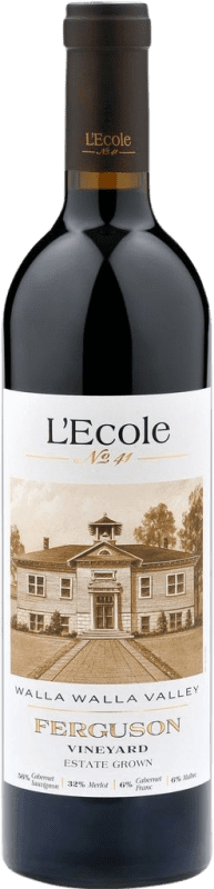 112,95 € Бесплатная доставка | Красное вино L'Ecole Nº 41 Ferguson Estate Washington Соединенные Штаты Merlot, Cabernet Sauvignon, Cabernet Franc, Malbec, Petit Verdot бутылка 75 cl