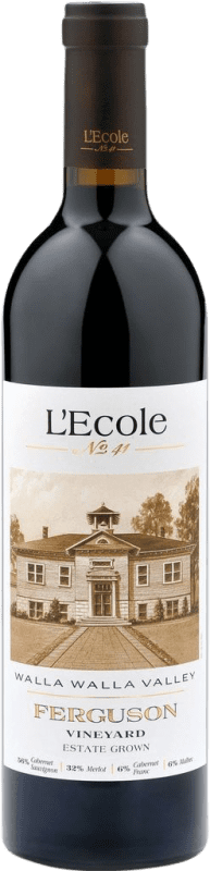 111,95 € Free Shipping | Red wine L'Ecole Nº 41 Ferguson Estate Washington United States Merlot, Cabernet Sauvignon, Cabernet Franc, Malbec, Petit Verdot Bottle 75 cl