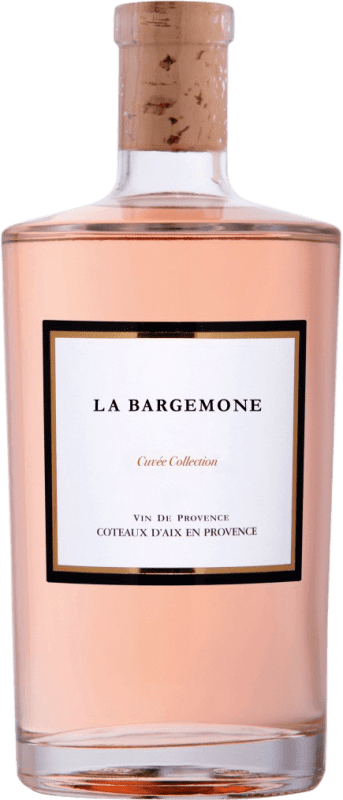 33,95 € Бесплатная доставка | Розовое вино La Bargemone Cuvée Collection Rosé A.O.C. Coteaux d'Aix-en-Provence Прованс Франция Grenache, Nebbiolo, Cinsault бутылка 75 cl