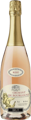 25,95 € Free Shipping | Rosé Sparkling Wine La Compagnie de Burgondie Caves de Marsigny Brut Rosé A.O.C. Crémant de Bourgogne Burgundy France Pinot Noir, Gamay 75 cl
