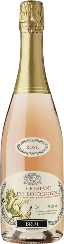 19,95 € Бесплатная доставка | Розовое игристое La Compagnie de Burgondie Caves de Marsigny Rosé брют A.O.C. Crémant de Bourgogne Бургундия Франция Pinot Black, Gamay бутылка 75 cl