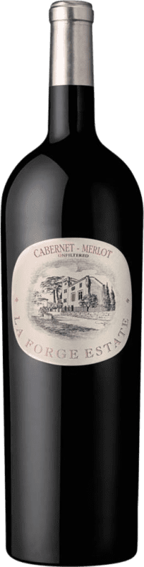 19,95 € 免费送货 | 红酒 La Forge Merlot Cabernet Sauvignon I.G.P. Vin de Pays d'Oc 波尔多 法国 Merlot, Cabernet Sauvignon 瓶子 Magnum 1,5 L