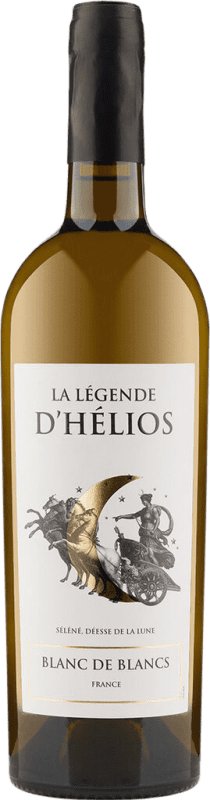 10,95 € Spedizione Gratuita | Vino bianco La Légende d'Hélios Blanc de Blancs I.G.P. Vin de Pays Languedoc Linguadoca-Rossiglione Francia Sauvignon Bianca, Gros Manseng Bottiglia 75 cl