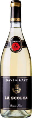 17,95 € 送料無料 | 白ワイン La Scolca Etichetta Nera D.O.C.G. Cortese di Gavi ピエモンテ イタリア Cortese ハーフボトル 37 cl