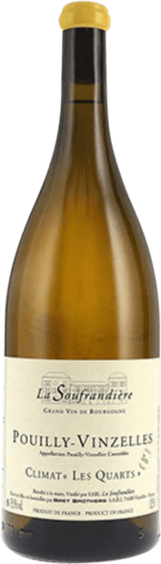 153,95 € 免费送货 | 白酒 La Soufrandière Climat les Quarts Zen A.O.C. Pouilly-Vinzelles 勃艮第 法国 Chardonnay 瓶子 Magnum 1,5 L