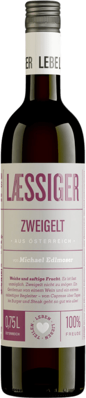 8,95 € 免费送货 | 红酒 Laessiger I.G. Burgenland Burgenland 奥地利 Zweigelt 瓶子 75 cl