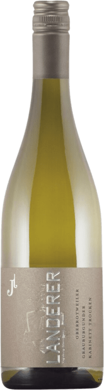 19,95 € Envío gratis | Vino blanco Landerer Seco I.G. Baden Baden Alemania Pinot Gris Botella 75 cl