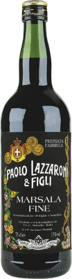 17,95 € Kostenloser Versand | Verstärkter Wein Lazzaroni Fine D.O.C. Marsala Venecia Italien Flasche 75 cl