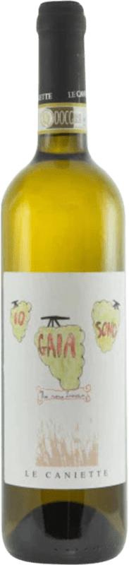 22,95 € Бесплатная доставка | Белое вино Le Caniette Io Sono Gaia D.O.C. Offida Marcas Италия Pecorino бутылка 75 cl