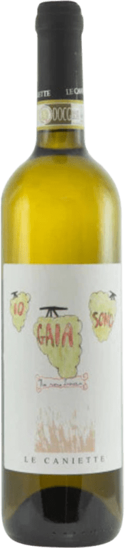 18,95 € Бесплатная доставка | Белое вино Le Caniette Io Sono Gaia D.O.C. Offida Marcas Италия Pecorino — Пекорино 75 cl