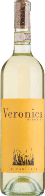 10,95 € 免费送货 | 白酒 Le Caniette Veronica D.O.C. Offida Marcas 意大利 Pecorino 瓶子 75 cl