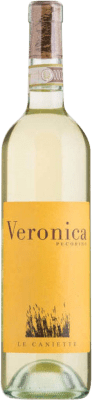 10,95 € Envío gratis | Vino Blanco Le Caniette Veronica D.O.C. Offida Marcas Italia Pecorino 75 cl