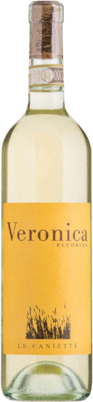 10,95 € Бесплатная доставка | Белое вино Le Caniette Veronica D.O.C. Offida Marcas Италия Pecorino бутылка 75 cl