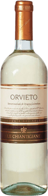 6,95 € 免费送货 | 白酒 Le Chiantigiane Loggia del Sole D.O.C. Orvieto 意大利 Malvasía, Nebbiolo, Canaiolo, Grechetto, Trebbiano Toscano 瓶子 75 cl