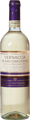 8,95 € Бесплатная доставка | Белое вино Le Chiantigiane Loggia del Sole D.O.C.G. Vernaccia di San Gimignano Тоскана Италия бутылка 75 cl