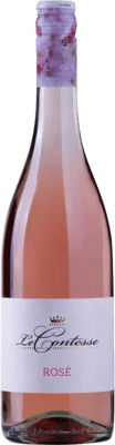 8,95 € Бесплатная доставка | Розовое игристое Le Contesse Frizzante Rosé I.G.T. Marca Trevigiana Venecia Италия Pinot Black, Nebbiolo бутылка 75 cl