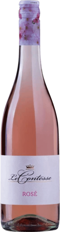 8,95 € 免费送货 | 桃红起泡酒 Le Contesse Frizzante — 微起泡, Rosé — 桃红葡萄酒 I.G.T. Marca Trevigiana Venecia 意大利 Pinot Noir — 黑皮诺, Nebbiolo — 内比奥罗 瓶装 75 cl