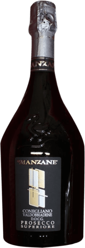 11,95 € 免费送货 | 白起泡酒 Le Manzane Cartizze Brut — 起泡酒 干型 特级 D.O.C.G. Prosecco di Conegliano-Valdobbiadene Venecia 意大利 Glera — 格莱拉 瓶装 75 cl