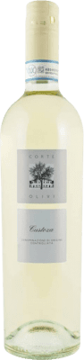 6,95 € Spedizione Gratuita | Vino bianco Lenotti Corte Olivi D.O.C. Bianco di Custoza Italia Trebbiano, Garganega, Cortese, Friulano, Malvasia Bianca Bottiglia 75 cl