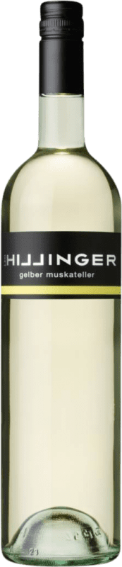 10,95 € Envio grátis | Vinho Branco Leo Hillinger Gelber Muskateller Trocken — Seco I.G. Burgenland Burgenland Áustria Moscato Garrafa 75 cl