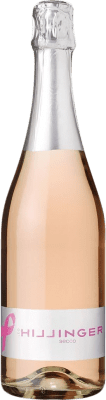 18,95 € Envio grátis | Espumante rosé Leo Hillinger Rosé Seco I.G. Burgenland Burgenland Áustria Pinot Preto Garrafa 75 cl