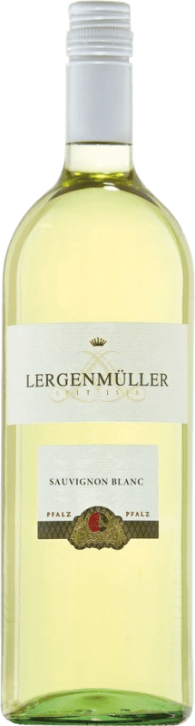 12,95 € 送料無料 | 白ワイン Lergenmüller ドライ Q.b.A. Pfälz Pfälz ドイツ Sauvignon White ボトル 1 L