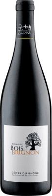 12,95 € Free Shipping | Red wine Les Coteaux de Fournès Bois de Brignon A.O.C. Côtes du Rhône Rhône France Grenache, Nebbiolo, Cinsault Bottle 75 cl