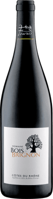 10,95 € Spedizione Gratuita | Vino rosso Les Coteaux de Fournès Bois de Brignon A.O.C. Côtes du Rhône Rhône Francia Grenache, Nebbiolo, Cinsault Bottiglia 75 cl