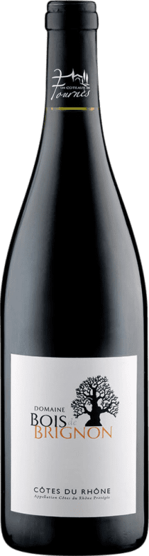 10,95 € Spedizione Gratuita | Vino rosso Les Coteaux de Fournès Bois de Brignon A.O.C. Côtes du Rhône Rhône Francia Grenache, Nebbiolo, Cinsault Bottiglia 75 cl