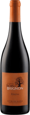 9,95 € 免费送货 | 红酒 Les Coteaux de Fournès Bois de Brignon 预订 A.O.C. Côtes du Rhône 罗纳 法国 Syrah, Carignan 瓶子 75 cl