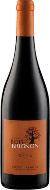 9,95 € 免费送货 | 红酒 Les Coteaux de Fournès Bois de Brignon 预订 A.O.C. Côtes du Rhône 罗纳 法国 Syrah, Carignan 瓶子 75 cl